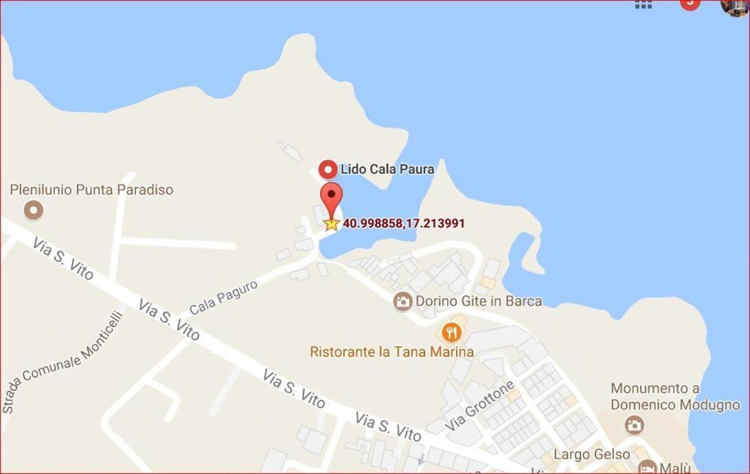 فيلا Rifugio Del Marinaio - Sul Mare بولينيانو آ ماري المظهر الخارجي الصورة